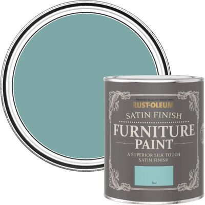 Rust-Oleum Satin Möbel Lack Petrol - 750ml - Möbel Lack Rust-Oleum Satin Möbel Lack Petrol - 750ml - Möbel Lack