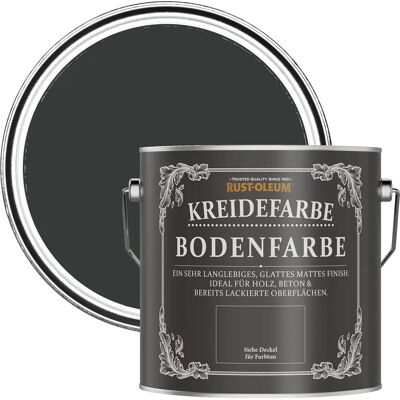 Rust-Oleum Schwarze Kratzfeste Bodenfarbe - Matt Schwarz 2,5L Rust-Oleum Schwarze Kratzfeste Bodenfarbe - Matt Schwarz 2,5L