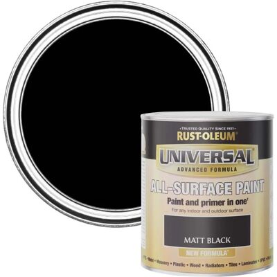 Rust-Oleum Black 750ml - Paint Rust-Oleum Black 750ml - Paint