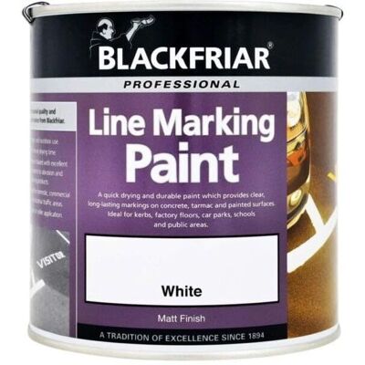 Blackfriar - Line Marking Paint - White - 2.5 L - Paint Blackfriar - Line Marking Paint - White - 2.5 L - Paint