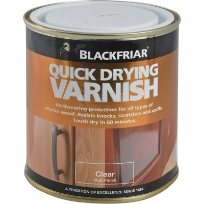 Blackfriar BF0270003F1 Vernis Intérieur Duratough à Séchage Rapide - Transparent Mat - Publicité Blackfriar BF0270003F1 Vernis Intérieur Duratough à Séchage Rapide - Transparent Mat - Publicité
