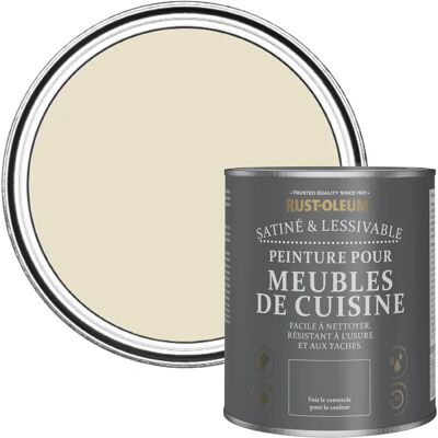 Rust-Oleum Beige Abwischbare Küchen-Schrankfarbe - Satin-Finish - 750ml Rust-Oleum Beige Abwischbare Küchen-Schrankfarbe - Satin-Finish - 750ml