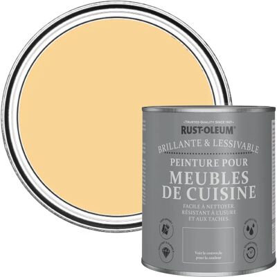 Rust-Oleum Senfgelben Küchenmöbel-Lack - 750ml - Glänzend Rust-Oleum Senfgelben Küchenmöbel-Lack - 750ml - Glänzend
