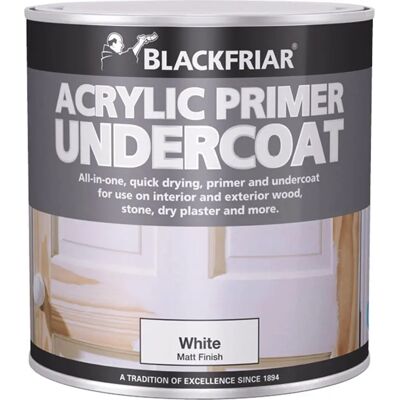 Blackfriar Blackfriar BF0380002D1 Grey Acrylic Primer Undercoat - 1L Blackfriar Blackfriar BF0380002D1 Grey Acrylic Primer Undercoat - 1L