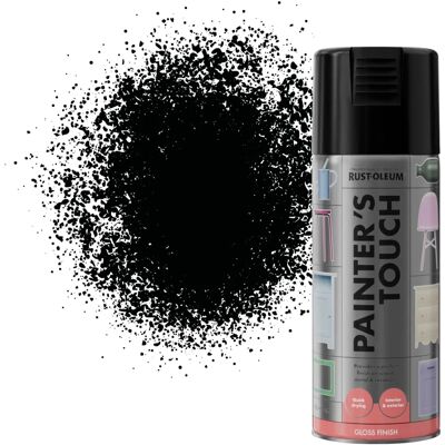 Rust-Oleum AE0040026E8 Black Spray Paint - Multi Purpose Rust-Oleum AE0040026E8 Black Spray Paint - Multi Purpose