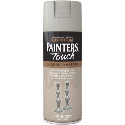 Rust-Oleum - Painter's Touch - Stone Grey - 400ml - Spray Paint Rust-Oleum - Painter's Touch - Stone Grey - 400ml - Spray Paint