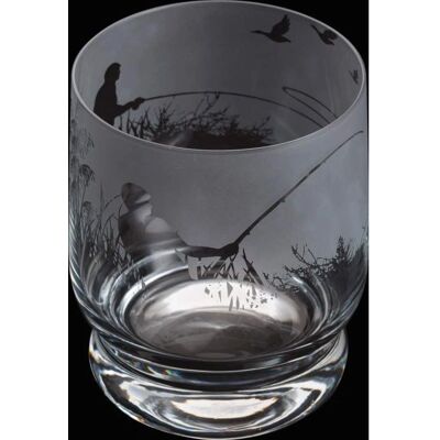 Dartington Crystal Aspect Fly Fishing Etched Glass Tumbler - Tumbler Dartington Crystal Aspect Fly Fishing Etched Glass Tumbler - Tumbler