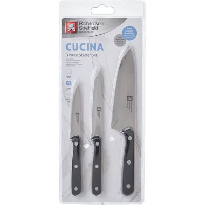 Richardson Sheffield Set de 3 Cuchillos Cucina - Utensilios de Cocina Richardson Sheffield Set de 3 Cuchillos Cucina - Utensilios de Cocina
