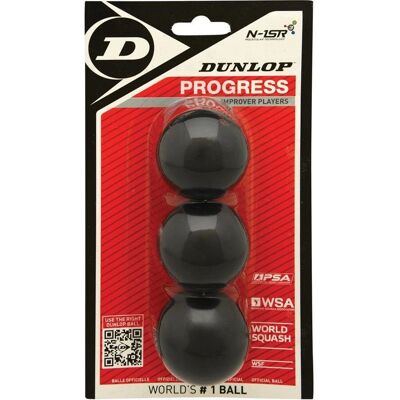 Dunlop Fortschritt Rote Squashbälle - Squashbälle Dunlop Fortschritt Rote Squashbälle - Squashbälle