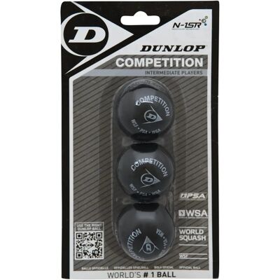 Dunlop Squash labdák - 3 db - Szabvány méret klubjátékosoknak Dunlop Squash labdák - 3 db - Szabvány méret klubjátékosoknak