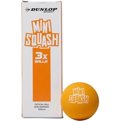 Dunlop Giocare A Mini Squash Palle - Confezione Da 3 Dunlop Giocare A Mini Squash Palle - Confezione Da 3
