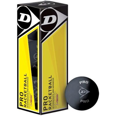 Dunlop Pro Squash Advance Player Sports Match Racketball Balls - Squash ball Dunlop PRO Squash57 Official WSF ball 3-box black Dunlop Pro Squash Advance Player Sports Match Racketball Balls - Squash ball Dunlop PRO Squash57 Official WSF ball 3-box black