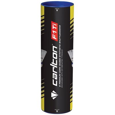 Badmintonové letky Carlton F1 Ti - 6 kusů - Badmintonové vybavení Badmintonové letky Carlton F1 Ti - 6 kusů - Badmintonové vybavení