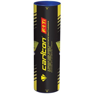 Carlton F1 Ti 77 Badmintonové míčky - Žlutá/Modrá/Černá Sada Carlton F1 Ti 77 Badmintonové míčky - Žlutá/Modrá/Černá Sada