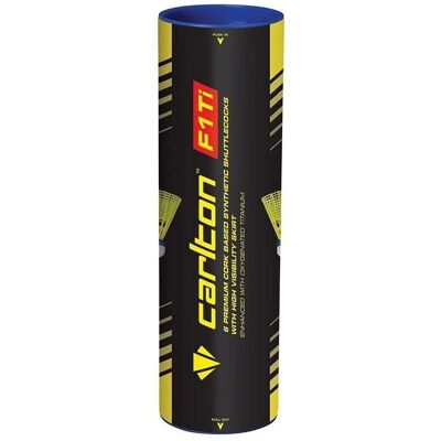 Petecce da Badminton F1 Ti Gialle - 6 Pezzi Petecce da Badminton F1 Ti Gialle - 6 Pezzi