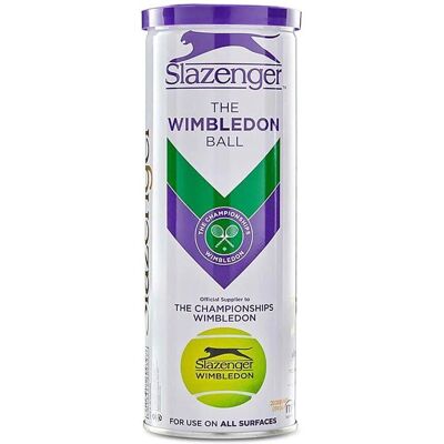 Slazenger Wimbeldon Transparante Tennisballen Set Slazenger Wimbeldon Transparante Tennisballen Set