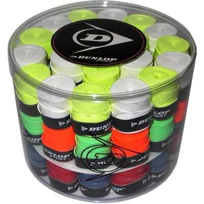 Overgrip Tour PRO Dunlop - Multicolore, Pack de 60 - Publicité Overgrip Tour PRO Dunlop - Multicolore, Pack de 60 - Publicité