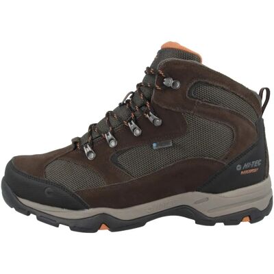 Hi-Tec Storm Waterproof Men Hiking Boots - Brown - Size 8 Hi-Tec Storm Waterproof Men Hiking Boots - Brown - Size 8
