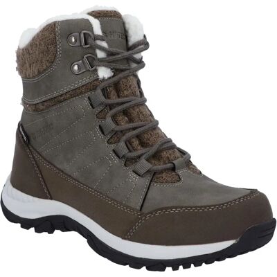 Hi-Tec Riva Mid Winter Snow Boots Women - Grey/Beige Hi-Tec Riva Mid Winter Snow Boots Women - Grey/Beige
