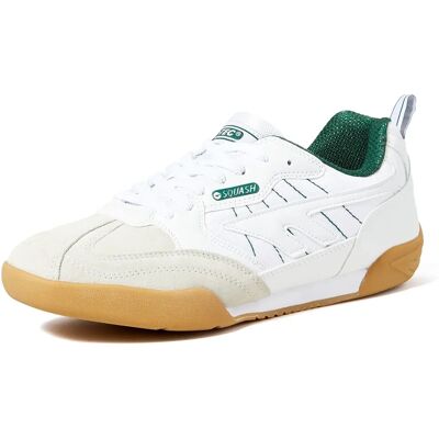 Hi-Tec Squash Classic Unisex Trainers - Grey - Sports Shoe Hi-Tec Squash Classic Unisex Trainers - Grey - Sports Shoe