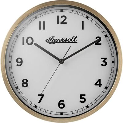 Ingersoll IC001GW Wanduhr - Retro Look - 30cm Ingersoll IC001GW Wanduhr - Retro Look - 30cm