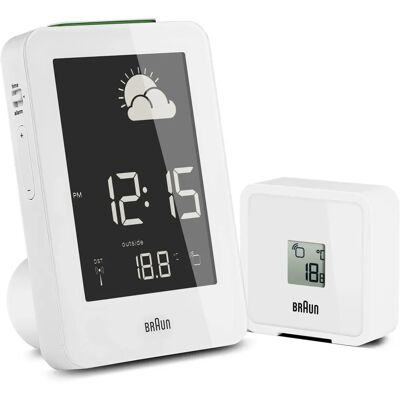 Braun Digitale Wetterstation - Funkgesteuert, Innen/Außen Temp & Luftfeuchtigkeit Braun Digitale Wetterstation - Funkgesteuert, Innen/Außen Temp & Luftfeuchtigkeit