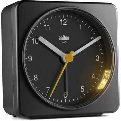 Réveil Braun BC03B - Réveil Analogique Classique avec Lumière - Publicité Réveil Braun BC03B - Réveil Analogique Classique avec Lumière - Publicité