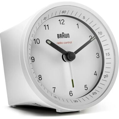 Réveil Braun BC07W-DCF - Crescendo, Lumineux, Snooze - Publicité Réveil Braun BC07W-DCF - Crescendo, Lumineux, Snooze - Publicité