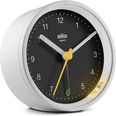 Braun BC12WB Väckarklocka - Analogen, Sömntimer, Belysning Braun BC12WB Väckarklocka - Analogen, Sömntimer, Belysning