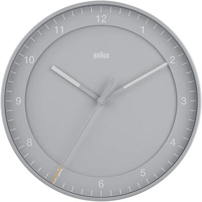 Braun BC17G Klassische Große Graue Wanduhr - Wanduhr Braun BC17G Klassische Große Graue Wanduhr - Wanduhr