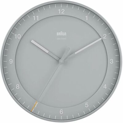 Braun BC17G-DCF Relógio de Parede Cinza Redondo - Relógio de Parede Braun BC17G-DCF Relógio de Parede Cinza Redondo - Relógio de Parede