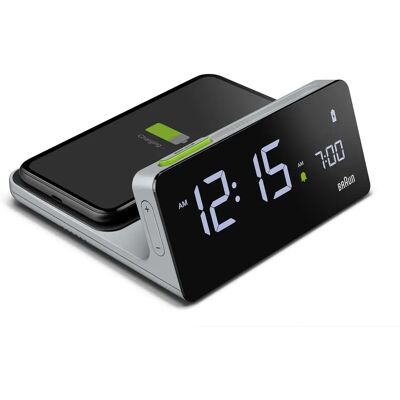 Braun BC21GEU Kabelloses Lade-Alarmuhr Braun BC21GEU Kabelloses Lade-Alarmuhr