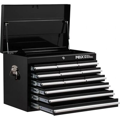Hilka - Professional 9 Drawer Tool Storage Chest - Black Hilka - Professional 9 Drawer Tool Storage Chest - Black