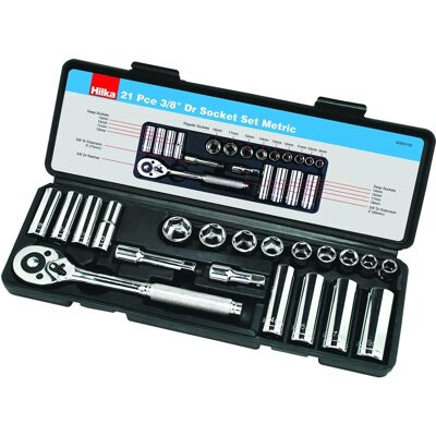 Hilka 02202102 21-piece 3/8" Drive Socket Set - Socket Set Hilka 02202102 21-piece 3/8" Drive Socket Set - Socket Set