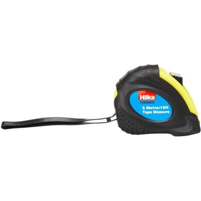 Mètre ruban Hilka 75950005 - 5m, lame de 19mm, étui antidérapant Mètre ruban Hilka 75950005 - 5m, lame de 19mm, étui antidérapant