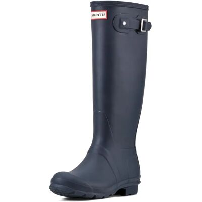Hunter Botas Wellington Original Tall para mulher - azul marinho Hunter Botas Wellington Original Tall para mulher - azul marinho
