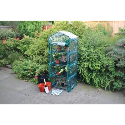 Kingfisher Model - 4-Tier Greenhouse with Zip Front - Greenhouse Kingfisher Model - 4-Tier Greenhouse with Zip Front - Greenhouse