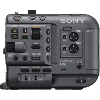 Sony FX6 Kamera - 4K 120 fps - Vollformat - Sort Sony FX6 Kamera - 4K 120 fps - Vollformat - Sort
