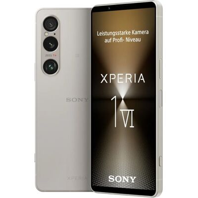 Sony Xperia 1 VI 256 GB Dual-SIM Silber - Smartphone Sony Xperia 1 VI 256 GB Dual-SIM Silber - Smartphone