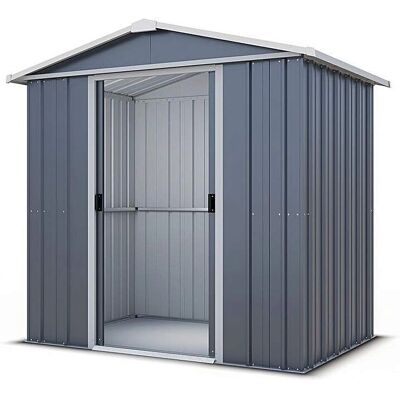 Yardmaster Anthracite Metal Shed 6x4 - Garden Storage Yardmaster Anthracite Metal Shed 6x4 - Garden Storage