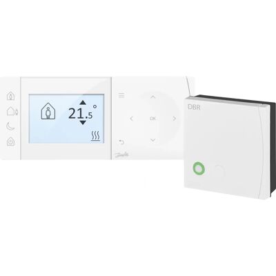 Danfoss 087N7856 Thermostat White - Room Thermostat Danfoss 087N7856 Thermostat White - Room Thermostat