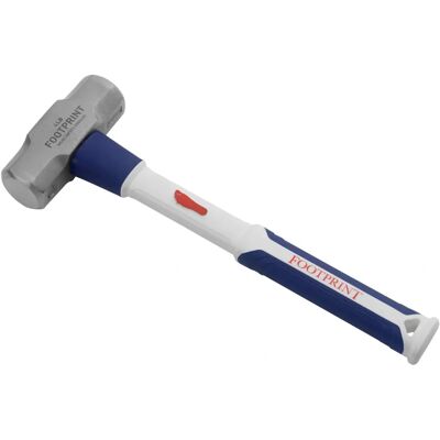 Footprint Footprint 122 Mini Sledge Hammer - Forged Head - Shock Resistant Fiberglass Handle - 1.8 kg Footprint Footprint 122 Mini Sledge Hammer - Forged Head - Shock Resistant Fiberglass Handle - 1.8 kg