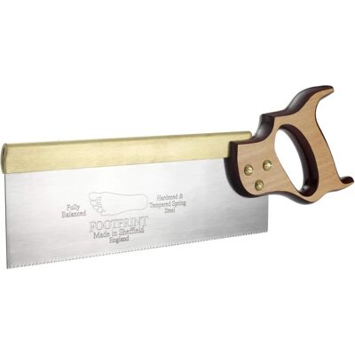 Footprint Mosiężne ramię piła tenon 350mm - Tradycyjne narzędzie do precyzyjnych cięć Footprint Mosiężne ramię piła tenon 350mm - Tradycyjne narzędzie do precyzyjnych cięć