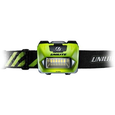 Lampe frontale Unilite PS-HDL6R - Lampe frontale - Jaune - Publicité Lampe frontale Unilite PS-HDL6R - Lampe frontale - Jaune - Publicité