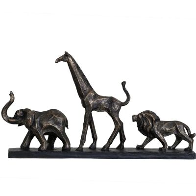 Libra Interiors Brons Safari Skulptur - Djurparad Dekor Libra Interiors Brons Safari Skulptur - Djurparad Dekor
