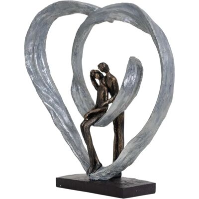 Libra Interiors Love Sculpture in Bronze - Artful Heart Decor Libra Interiors Love Sculpture in Bronze - Artful Heart Decor