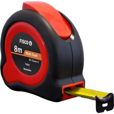 Cinta métrica resistente a impactos Fisco TK8M/D - Ergonómica, Clase II Cinta métrica resistente a impactos Fisco TK8M/D - Ergonómica, Clase II