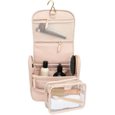 Stackers Travel Wash Bag - Pink - Travel Wash Bag Stackers Travel Wash Bag - Pink - Travel Wash Bag