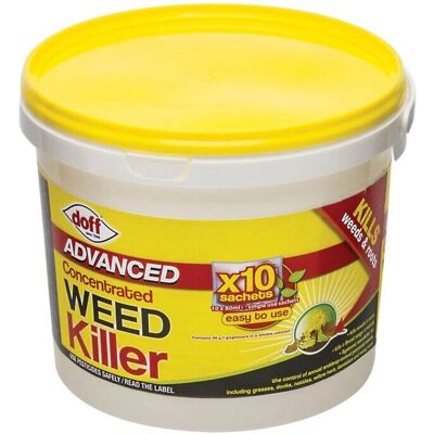 Doff Doffy010 Advanced Concentrated Weedkiller - Weedkiller 10 Sachet Doff Doffy010 Advanced Concentrated Weedkiller - Weedkiller 10 Sachet