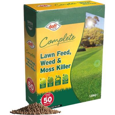 Doff Complete Lawn Feed - Weed & Moss Killer - 1.6kg Doff Complete Lawn Feed - Weed & Moss Killer - 1.6kg